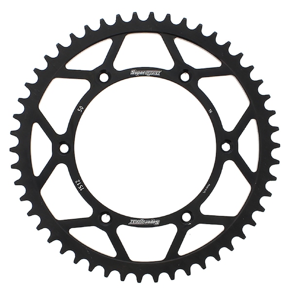 Supersprox Steel Sprocket Black 50T- for Gas-Gas EC250 03-19 RFE-1512-50-BLK - main